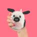LEISURE ARTS Pudgies Animals Crochet Kit - Cow | Complete DIY Amigurumi Crochet Kit for All Ages - Buy Online on GoSupps.com
