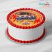 Edible Cake Topper - Firefighter Sam Birthday Decoration - 20cm Fondant Cake Raper for Kids - International Shipping - Buy Online on GoSupps.com