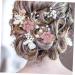 FRCOLOR 1 Set Golden Leaf Hair Comb Hair Ornaments Handmade Bridal Headdress Flower Insert Comb Hair Accessories Set Hair Accessories for Hair Accessories for Women Flower Hair Combs - Buy Online on GoSupps.com