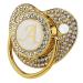 Buy Lightweight Baby Pacifier with Bling - Curved Newborn Pacifier (Letter A) - International Shipping Available - Buy Online on GoSupps.com