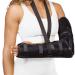 BraceAbility Posterior Long Arm Splint - Large - Black