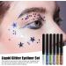 Colored Eyeliners Liquid Eye Shadow Pigmented Eye Liner 6 Colors | Long Lasting Glitter Eyeshadow Waterproof Shimmer Eyeliner Eye Glitter for Festival Eye Makeup Rowces - Buy Online on GoSupps.com