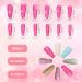 288 Extra Long Ballerina Press On Nails - 12 Sets Gradient Glitter Coffin False Nails for DIY Nail Salon - Buy Online on GoSupps.com