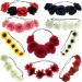Zac's Alter Ego Set of 10 Assorted Flower Crown Weddings Festivals Fancy Dress - Buy Online on GoSupps.com