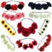 Zac's Alter Ego Set of 10 Assorted Flower Crown Weddings Festivals Fancy Dress