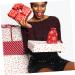 COLLBATH 10pcs Snowflake Burlap Bag Christmas Bags Candy Christmas Pouch Drawstring Storage Rack 14X10X0.3CM Red - Buy Online on GoSupps.com