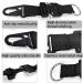 Tactical Key Chain for Men | EDC Gear Clip with HK Clip & Steel Ring | Large Military Molle Accessory in Black - Buy Online on GoSupps.com