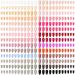 672 Pcs 28 Packs Fake Nails Almond Tip Glue on Nails Solid Colors Stick on Nails Plastic Glossy Press on Nail Set Full Cover Painted Nails Ballerina Medium False Nail for Women Girl (Bright Colors)