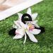 AJOIDR Fabric Flower Hair Claw Clip Spring Hair Barrettes Nonslip Jaw Clip Girl Fabric Hair Claw PonytailHolder Women Headwear White - Buy Online on GoSupps.com