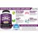 Nutrivein Premium Zinc Picolinate 100mg - Immunity Defense & Cellular Regeneration - 120 Capsules - Buy Online on GoSupps.com
