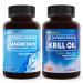 BioEmblem Triple Magnesium Complex and Antarctic Krill Oil Supports Sleep and Brain Health Heart and Joint Health Promotes Cardiovascular Health and Supports Relaxation
