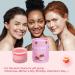COLOROCK Lip Mask &Sugar Lip Scrub Set Natural Lip Treatment Duo - 4 IN 1 Lip Sleep Mask Gift Set for Exfoliate Nourish Soothe & Hydrate Dry and Flaky Lips-Lip Mask Overnight for Lip Care-Strawberry - Buy Online on GoSupps.com