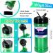 180G Holographic Ultra Fine Glitter Powder - Laser Green | For Slime, Resin Arts, Tumbler, Jewelry, Nail Art - Iridescent Metallic Glitter 1/128 0.2mm - Buy Online on GoSupps.com