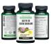 Siberian Green Milk Thistle Oil Capsules 200 Softgels Wild Harvested Siberia Altai Cold Pressed Unrefined - Buy Online on GoSupps.com