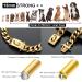 Gold Dog Chain Collar Metal Choke Collar with Design Secure Buckle Chew Resistant Heavy Duty Stainless Steel Walking Training Chain Leash Collar (gold A 16inch) gold A 16inch - Buy Online on GoSupps.com