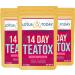 lotustoday Tea ox 14 Days - Detox Tea with Green Tea Cinnamon & Ginger - 21 Tea Bags (63 Tea Bags) - Buy Online on GoSupps.com