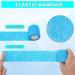 12 Pack 2 x 5 Yards Self Adhesive Cohesive Bandage Wrap for Sports - Vet Wrap Self-Adherent Tape for Wrist Ankle - Buy Online on GoSupps.com