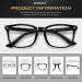 Blue Light Blocking Glasses 5-Pack for Women Men | Anti Eyestrain Computer Glasses Set - Black, Clear, Bean Flower, Pink, Blue - Buy Online on GoSupps.com