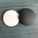 ZCOOOOOOL Round Folding Make-Up Mirror 6.7 cm | Professional Double-Sided Enlarged & Normal | PU Surface Stylish Black | International Shipping Available - Buy Online on GoSupps.com