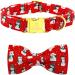 Lionheart Glory Christmas dog collar red dog-loop collar penguin Adjustable soft fly collars for medium dog girls or young collar dog shoe medium (1 Pack) A: Christmas penguin