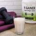 Nutri + Weight Gainer Vegan - V-Gainer Mass Peanut Butter Caramel Flavor 2 KG - No Maltodextrin - 2000g Healthy Protein Supplement - Buy Online on GoSupps.com