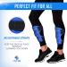 Shin Splint Ice Packs - Set of 2 | Hot/Cold Therapy Wrap for Leg & Calf Pain Relief | Advanced Soft Gel Technology | Freezable & Microwavable | Ideal for Running Injuries - Buy Online on GoSupps.com