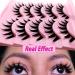 Buy 5 Pairs of 15mm Manga Lashes - Natural Look Anime Fake Eyelashes | Spiky & Wispy Faux Mink Cosplay Lashes - Buy Online on GoSupps.com