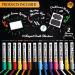 Blami Arts Washable Liquid Chalk Markers - 14 Ink Pens with Gold & Silver - Non-Toxic, Reversible Tips, Erasing Sponge - Includes Chalkboard Labels - Multi-Colors Set - Buy Online on GoSupps.com