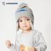 LANGZHEN Toddler Winter Hat - Fleece Lined Knit Cap for Baby Boys Girls 6-12 Months - Grey-Blue Dinosaur Design - Buy Online on GoSupps.com