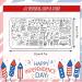 Whaline Patriotic Nail Stamping Plates - 6 Sheets American Flag Stars Gnome Images | 4th of July Nail Art for Independence Day DIY Manicure - Buy Online on GoSupps.com