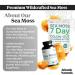 Atlantic Naturals Sea Moss Wellness Bundle - Organic Sea Moss Capsules for Immune & Thyroid Health + 7-Day Colon & Gut Detox Cleanse - Irish Sea Moss Psyllium Husk & Senna - (120 ct & 14 oz) - Buy Online on GoSupps.com