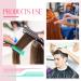 2-Pack Carbon Fiber Rat Tail Teasing Combs - Anti-Static, Heat Resistant for Volume & Styling (Pink & Green) - Buy Online on GoSupps.com