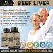 Grass Fed Desiccated Beef Liver Capsules (180 Pills 750mg Each) + Liposomal Vitamin C Capsules (200 Pills 1500mg Buffered) High Absorption VIT C Bundle - Buy Online on GoSupps.com