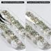 YHMQ DU 3792PCS White AB Rhinestones Kit for Crafts and Nail Art - Glass Diamonds with Tweezers and Picking Pen - 6 Sizes Included - Buy Online on GoSupps.com