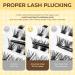 Buy LASHVIEW Self Adhesive Lash Clusters - No Glue Needed DIY Eyelash Extension Kit (10-16mm) with Tweezers | International Shipping Available - Buy Online on GoSupps.com