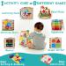 Hellowood 8-in-1 Motor Toy | Wooden Stacking & Sorting Board | Montessori Educational Toy for Toddlers (18+ months) | Blue Packaging - Buy Online on GoSupps.com
