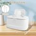 USB Baby Wipe Warmer with LED Light Baby Wipe Warmer Dispenser 3 Adjustable Temperature Diaper Wipe Warmer Portable Baby Wipe Heater Warmer Keeps Wipes Warm and Moist for Newborns Baby Nursery CA White - Buy Online on GoSupps.com
