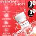 Everyday Basis Energy Shots - Natural B12 Vitamin Energy Shot Bottles with Amino Acids - Made with Monk Fruit Sugar Free and Zero Calories - Includes Four (4) 2oz Watermelon Caffeine Shots - Buy Online on GoSupps.com