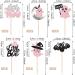 24 Pack Halloween Cupcake Toppers Bat Little Boo Ghost Cupcake Picks for Happy Halloween Theme Party Baby Shower Birthday Party Cake Decorations Supplies Pink Black - Buy Online on GoSupps.com