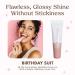 Kopari Nude Tint Birthday Suit Coconut Lip Glossy | Vegan Hydrating Moisturizing Lip Oil with Vitamin E and Shea Butter | Long Wear High Shine Non Sticky Formula | Natural Clean Plant Based Balm Paraben Free - Buy Online on GoSupps.com