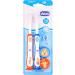 Chicco Toothbrush Set Blue & Orange for Ages 3-8 | International Shipping Available - Buy Online on GoSupps.com