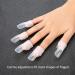 Nail Tips Protector Clips - 10Pcs/set | Transparent Nail Polish Varnish Shield for Manicure | Finger Nail Art Cover Shield - Buy Online on GoSupps.com