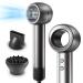 Hair Dryer 120000 RPM High-Speed Negative Ionic Blow Dryer for Fast Drying 4 Temps & 3 Speeds Compact Hair Dryer with Diffuser and Nozzle for Travel & Home