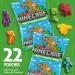 Betty Crocker Minecraft Fruit Flavored Kids Snacks Fat Free and Gluten Free Snack Value Pack 17.6 oz 22 Pouches (Pack of 2) Bundle With Snack Scout Lunch Bag - Buy Online on GoSupps.com