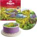 Dekora - Edible Paper Dinosaur Cake Topper - 16 cm Multicolored Dinosaurs - Buy Online on GoSupps.com