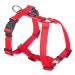 CHABA Guard dog harness medium -sized dogs anti -train and choking dishes dog with control classic step in adjustable dog harness comfortable light breast harness Dog harness running l red