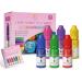 Goodbake food coloring 6 colors set highly concentrated & sugar -free high pigmented mucus drinks happy drop system - 6 x 11ml also for slime (66ml) 6 Set