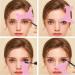 Silicone Eyeliner Stencils - Eyeliner Winged Aid Tool | Eyeliner Stencils Wing Tips | Eye Guide Measure Tool | Microblading Ruler Template For Perfect Winged Tip Cat Eye Brow Beginner Pink - Buy Online on GoSupps.com