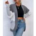 Zudoo Knitted Outerwear | Soft Open Front Long Sleeve Warm Casual Travel Sweater - Gray L for International Shipping - Buy Online on GoSupps.com