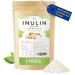 Inulin powder prebiotics fiber 1100g (1.1kg) grown in Europe chicory root vegan
